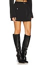 view 2 of 6 Cameron Utility Mini Skirt in Black