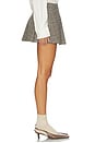 view 3 of 6 Elsie Mini Skirt in Brown Multi