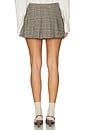view 4 of 6 Elsie Mini Skirt in Brown Multi