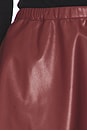 view 6 of 6 Jordan Faux Leather Mini Skirt in Oxblood
