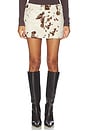 view 1 of 6 Nash Mini Skirt in Cow Print