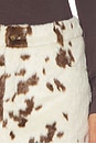 view 6 of 6 Nash Mini Skirt in Cow Print