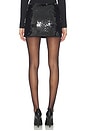 view 4 of 6 Carson Sequin Mini Skirt in Black
