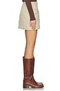 view 3 of 6 Cecilie Mini Skirt in Taupe