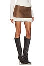 view 2 of 6 Luanne Mini Skirt in Walnut