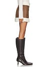 view 3 of 6 Luanne Mini Skirt in Walnut