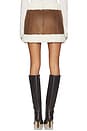 view 4 of 6 Luanne Mini Skirt in Walnut