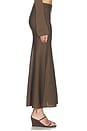 view 3 of 6 Paisleigh Knit Midi Skirt in Chocolate Brown