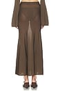 view 4 of 6 Paisleigh Knit Midi Skirt in Chocolate Brown
