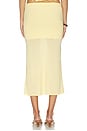 view 4 of 6 Delia Knit Midi Skirt in Light Yellow