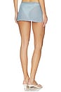 view 4 of 6 Bartlett Wrap Mini Skirt in Cool Blue