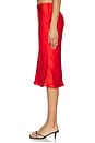 view 3 of 6 Zoe Midi Skirt in Red