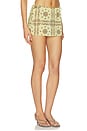 view 2 of 6 Bellemont Mini Skirt in Yellow & Brown Bandana