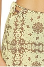view 6 of 6 Bellemont Mini Skirt in Yellow & Brown Bandana