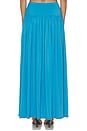 view 4 of 6 Justine Maxi Skirt in Cerulean Blue