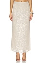 view 1 of 6 FALDA CLARA in Nude Sequin