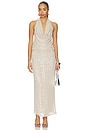 view 5 of 6 FALDA CLARA in Nude Sequin