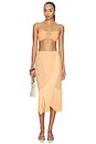 view 5 of 6 FALDA SILVIA in Sunset Orange
