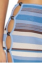 view 7 of 7 FALDA OTTILIE in Blue & Brown Stripe
