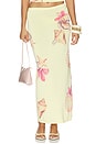 view 1 of 6 Katia Floral Print Midi Skirt in Yellow Multi