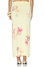 view 4 of 6 Katia Floral Print Midi Skirt in Yellow Multi