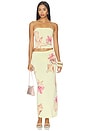 view 5 of 6 Katia Floral Print Midi Skirt in Yellow Multi