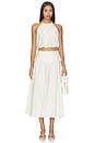 view 5 of 6 Jossie Midi Skirt in Vanilla