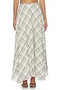 view 1 of 6 Blake Maxi Skirt in Ivory & Black