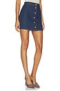 view 2 of 6 Meredith Denim Mini Skirt in Dark Indigo