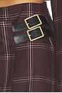 view 7 of 6 JUPE BRENT  in Merlot Check