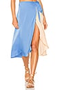 view 1 of 4 JUPE MIDI MARGARITA in Ocean & Nude