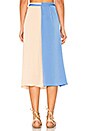 view 3 of 4 JUPE MIDI MARGARITA in Ocean & Nude