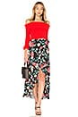 view 4 of 4 Waves For Days Wrap Skirt in Bold Floral