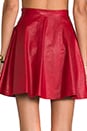 view 6 of 7 Charlie Skirt in Red Leather