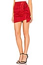 view 2 of 5 Dixon Mini Skirt in Firecracker Red