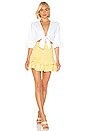 view 4 of 4 Beau Mini Skirt in Lemon