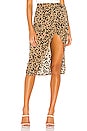 view 1 of 4 Marla Skirt in Tan Leopard