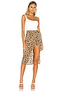 view 4 of 4 Marla Skirt in Tan Leopard