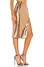 view 2 of 5 Duchess Sequin Skirt in Gold