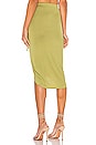 view 3 of 4 Gaia Skirt in Moss Green