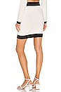 view 3 of 4 Mad Love Knit Skirt in White & Black
