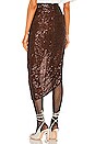 view 3 of 5 Amber Sequin Skirt in Cappuccino