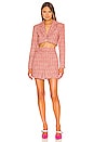 view 4 of 4 Amira Mini Skirt in Pink Multi