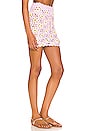 view 2 of 4 Delilah Wildflower Crochet Mini Skirt in Purple & Yellow