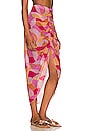 view 2 of 4 Feelin Groovy Midi Skirt in Fuchsia Geo