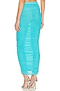 view 3 of 4 Marine Maxi Skirt in Bright Blue