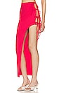 view 3 of 5 Penrose Asymmetric Skirt in Lipstick Red