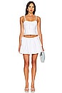 view 4 of 4 x Ella Rose Maci Skirt in Bright White