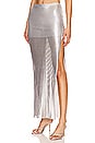 view 3 of 6 Sascha Maxi Skirt in Silver