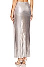 view 4 of 6 Sascha Maxi Skirt in Silver